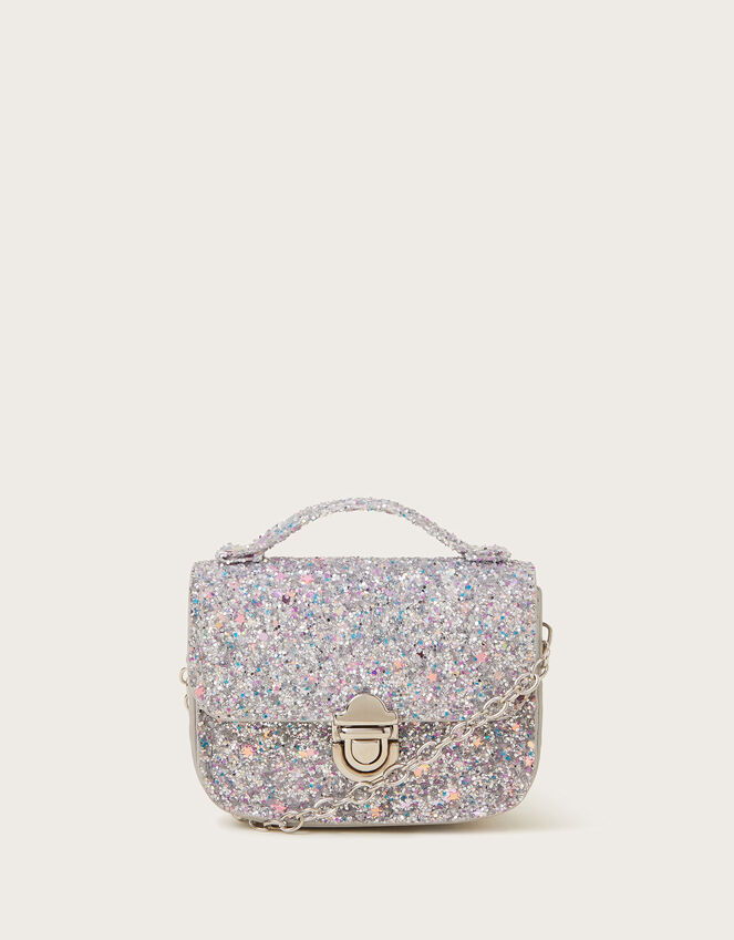 Glitter Mini Bag, Silver (SILVER), large