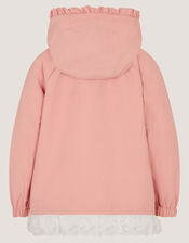 Broderie Shower-Proof Jacket, Pink (PINK), large