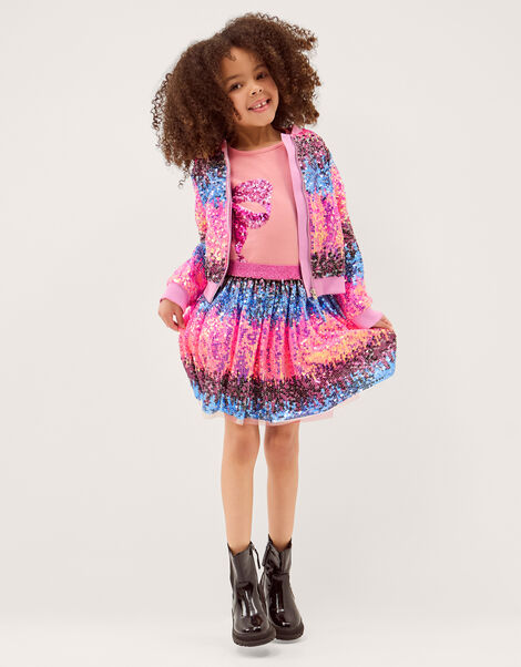 Ombr&eacute; Sequin Skirt, Multi (MULTI), large