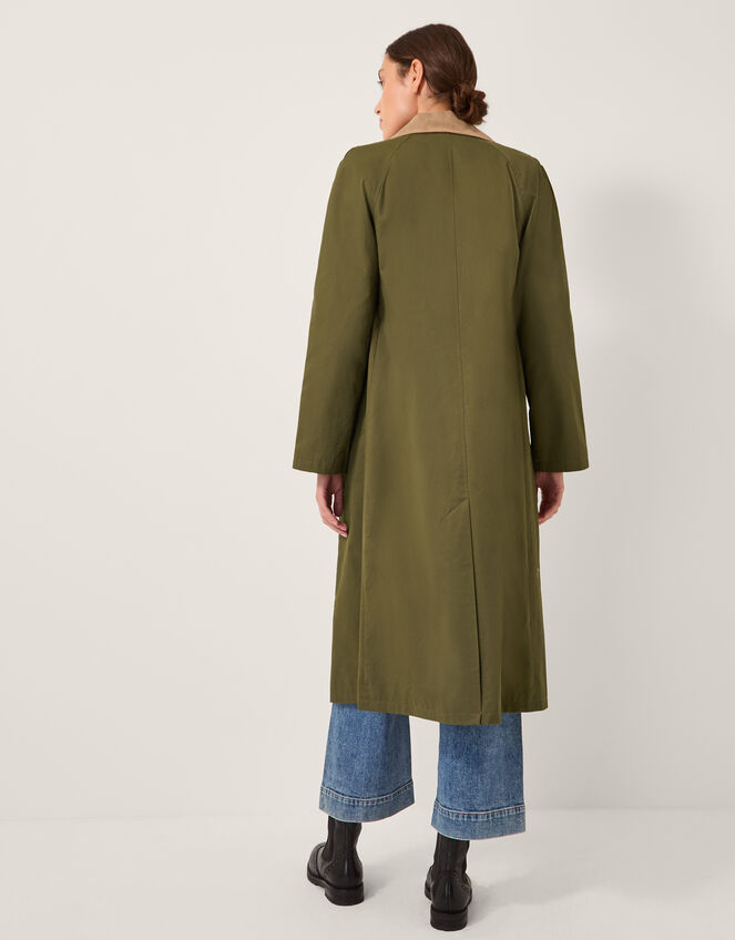 Lucy Trench Coat, Green (KHAKI), large