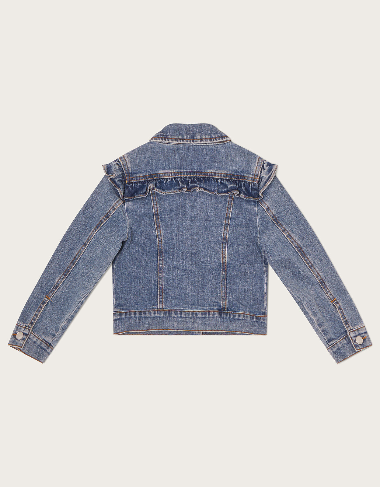 Denim jacket frill 2025