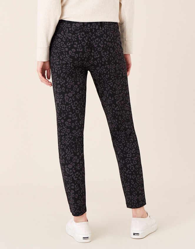 LOUNGE Animal Print Joggers, Black (BLACK), large
