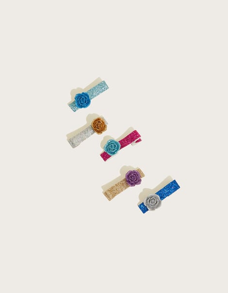 Disco Flower Clips 5 Pack, , large