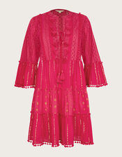 Sidney Metallic Kaftan, Pink (PINK), large