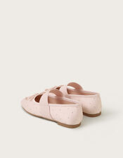 Diamante Ballet Flats, Pink (PINK), large