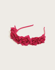 Rose Flower Headband, , large