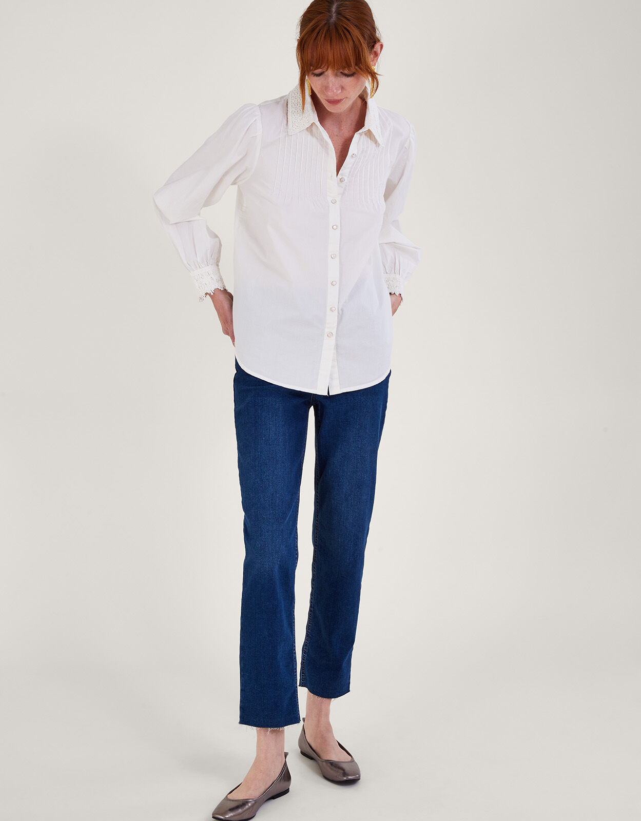 Monsoon beth shop linen top
