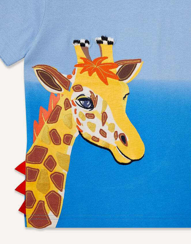 Giraffe T-Shirt, Blue (BLUE), large
