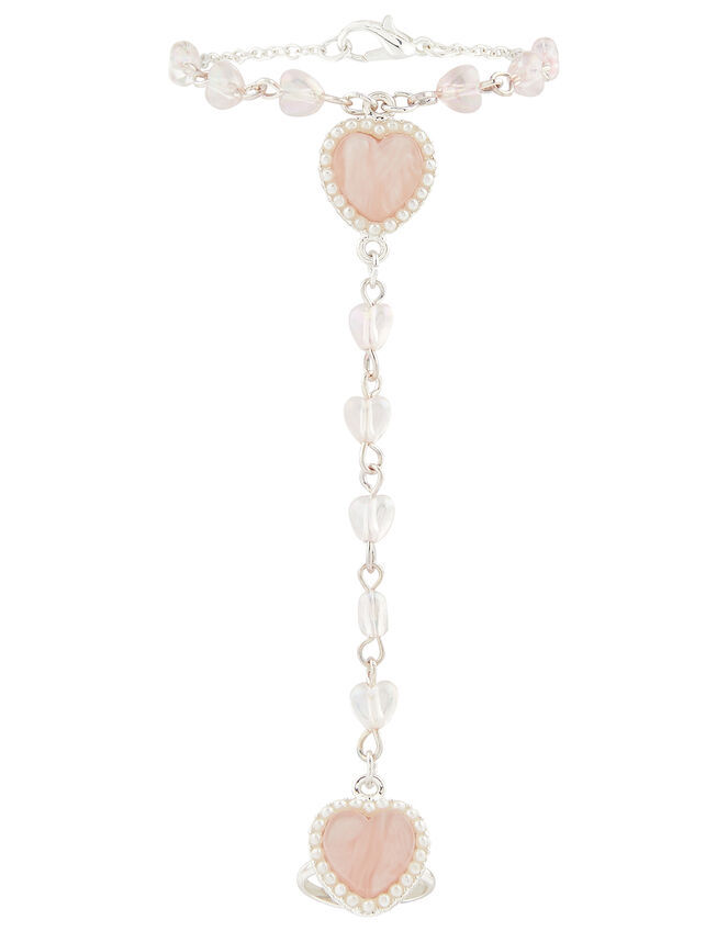Heart Linked Bracelet and Ring, , large