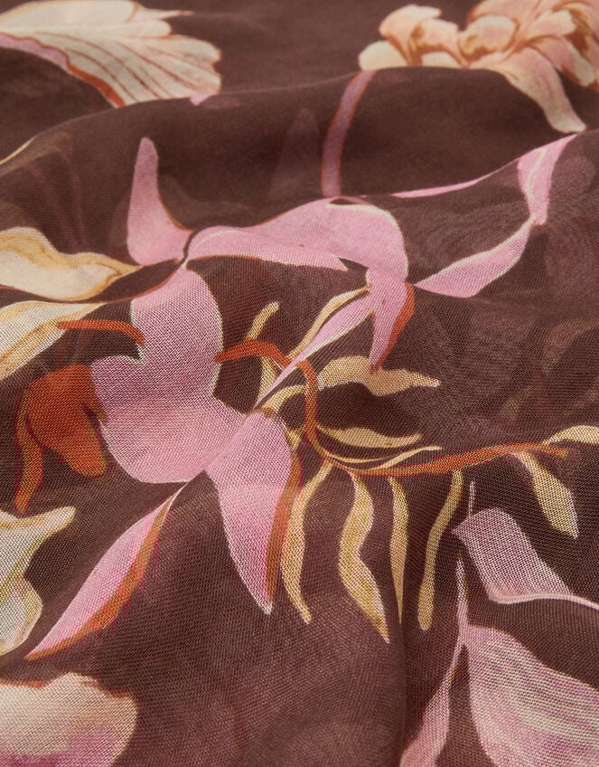 Samara Floral Print Scarf, , large