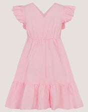 Embroidered Butterfly Bodice Dress, Pink (PINK), large