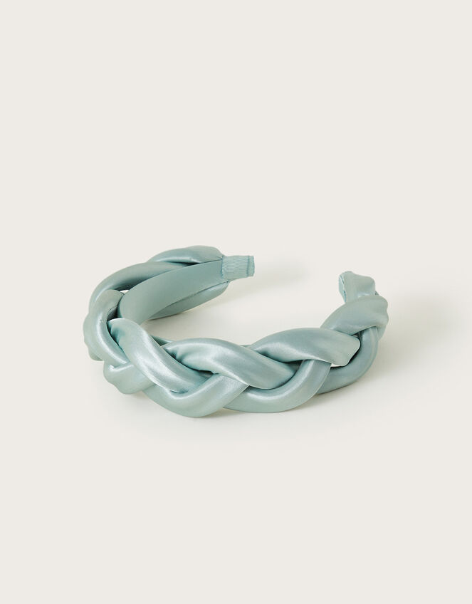 Plait Headband, Green (SAGE), large