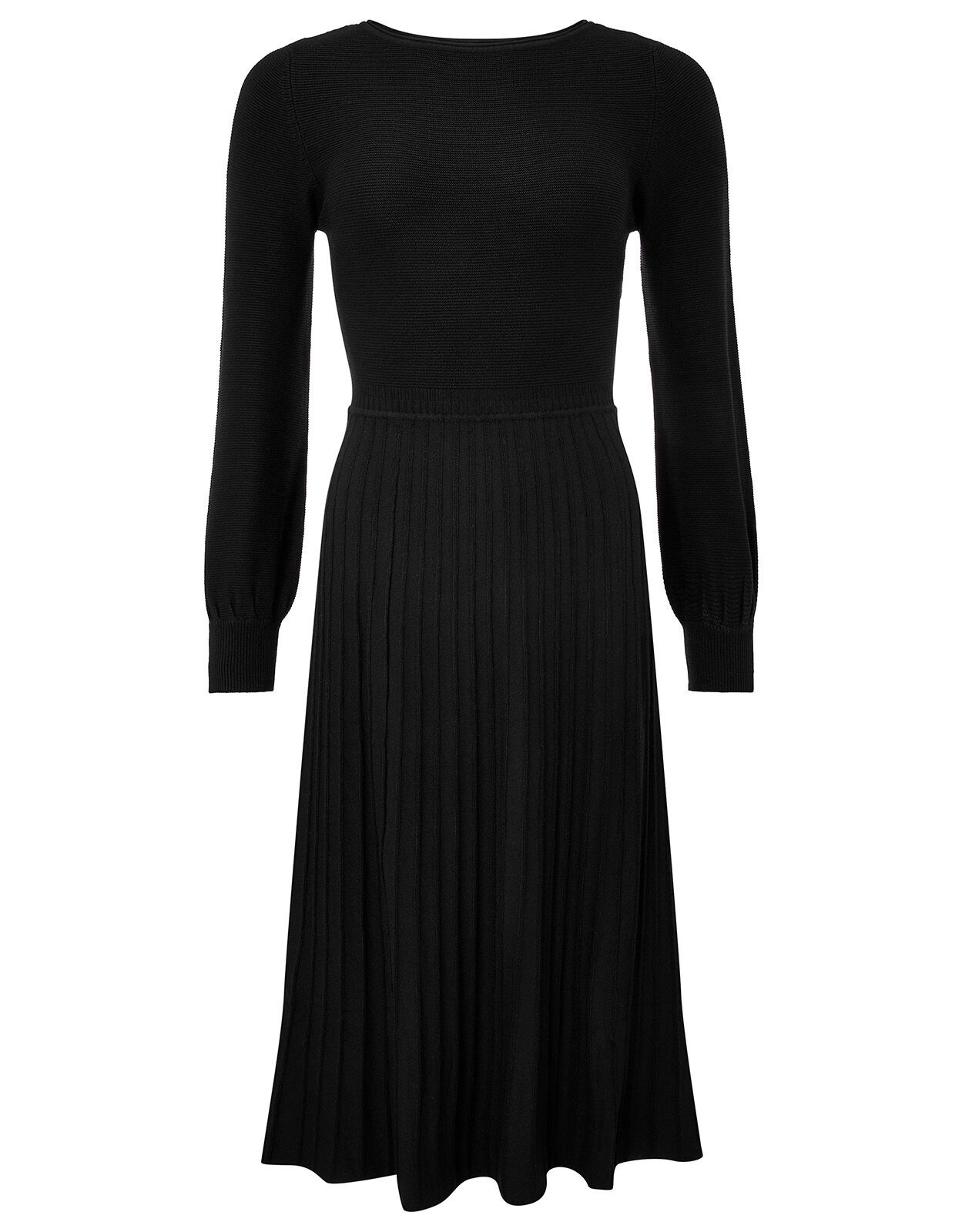 Monsoon black deals knitted dress