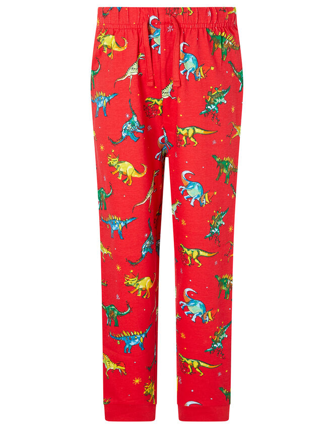 XMAS Dinosaur Pyjama Set, Red (RED), large