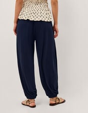 Holly Jersey Balloon Pants, Blue (NAVY), large