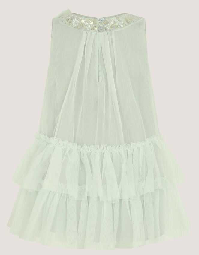 Baby Alex Sequin Swing Party Dress, Green (SAGE), large