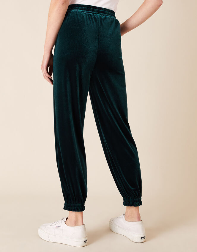 Velvet Joggers, Green (GREEN), large