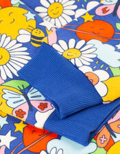 Frugi Retro Print Jumper , Multi (MULTI), large