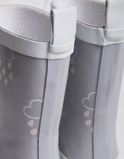 Grass and Air Colour-Revealing Wellies, Grey (GREY), large