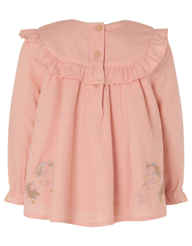 Baby Embroidered Unicorn Top and Leggings Set, Pink (PALE PINK), large