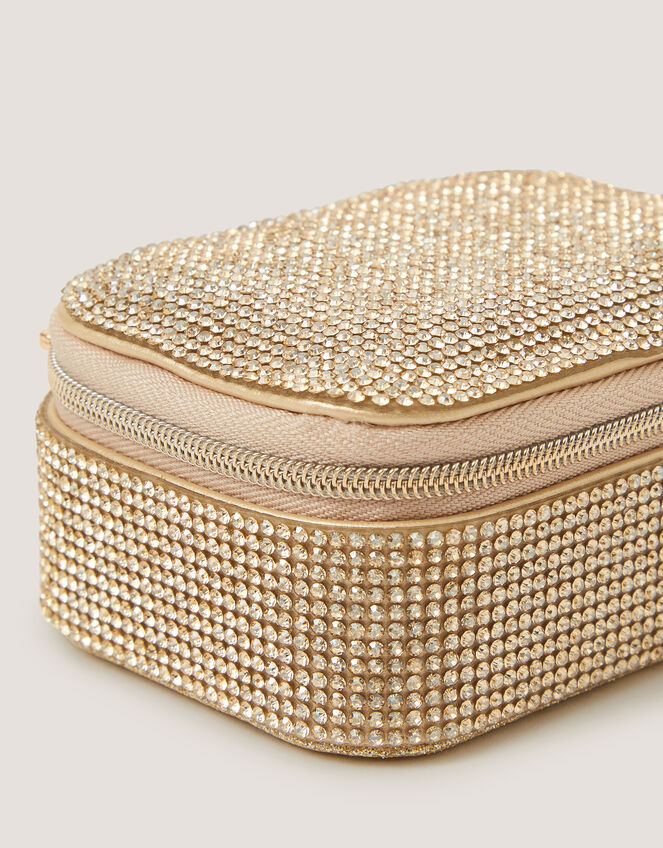 Mini Rhinestone Jewellery Box, , large