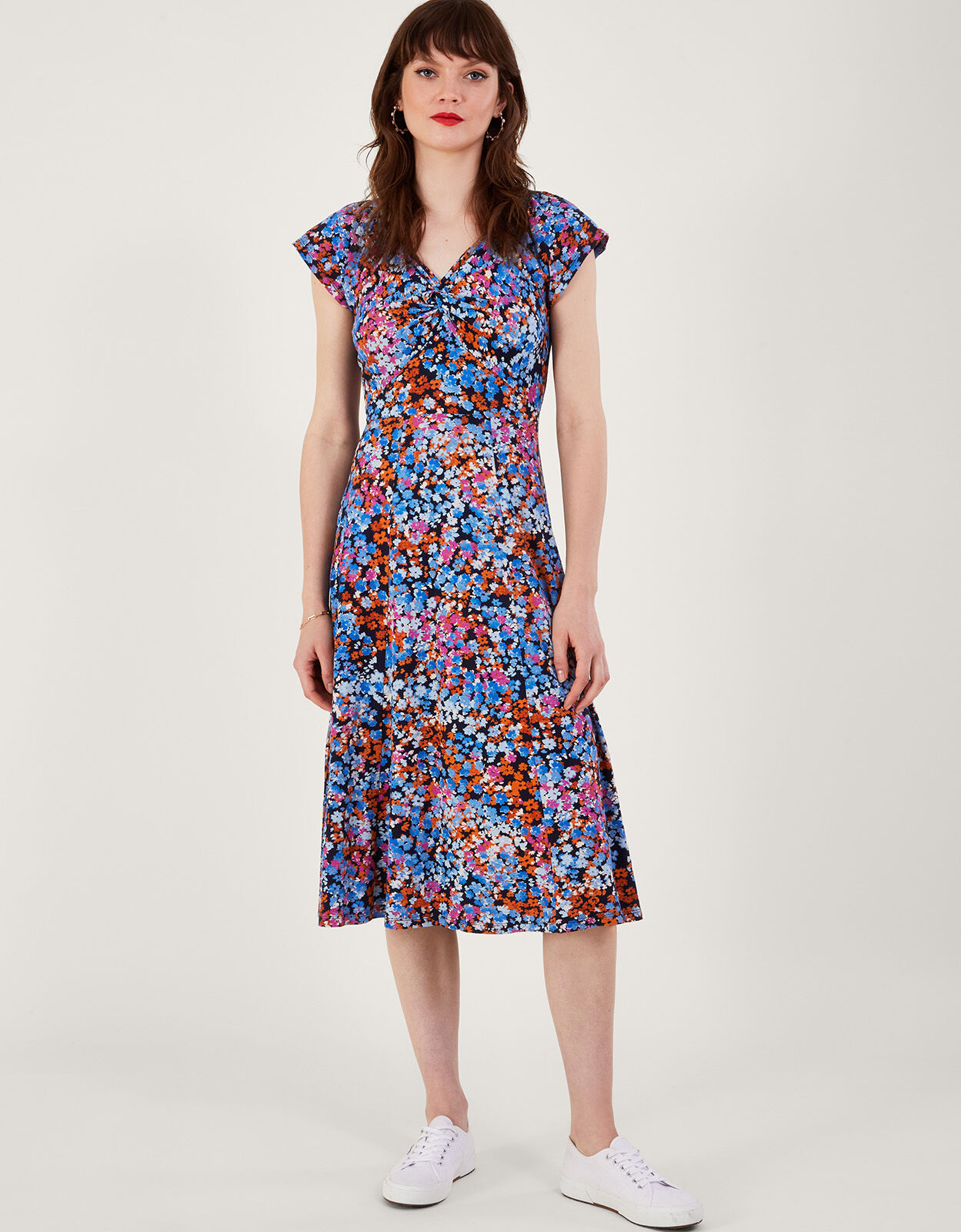 Monsoon ditsy print dress shop