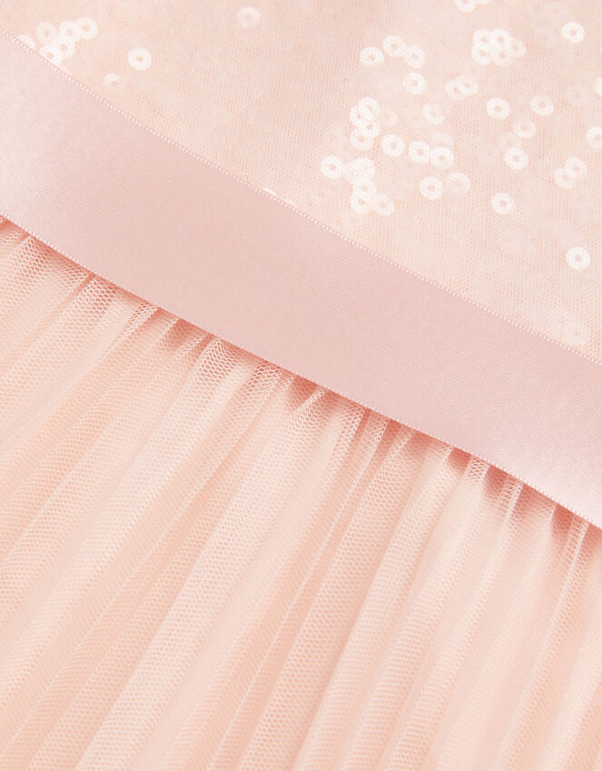 Baby Keita Sequin Pleated Dress, Pink (PINK), large