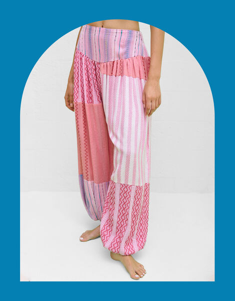Pitusa Patchwork Aladdin Harem Trousers, , large