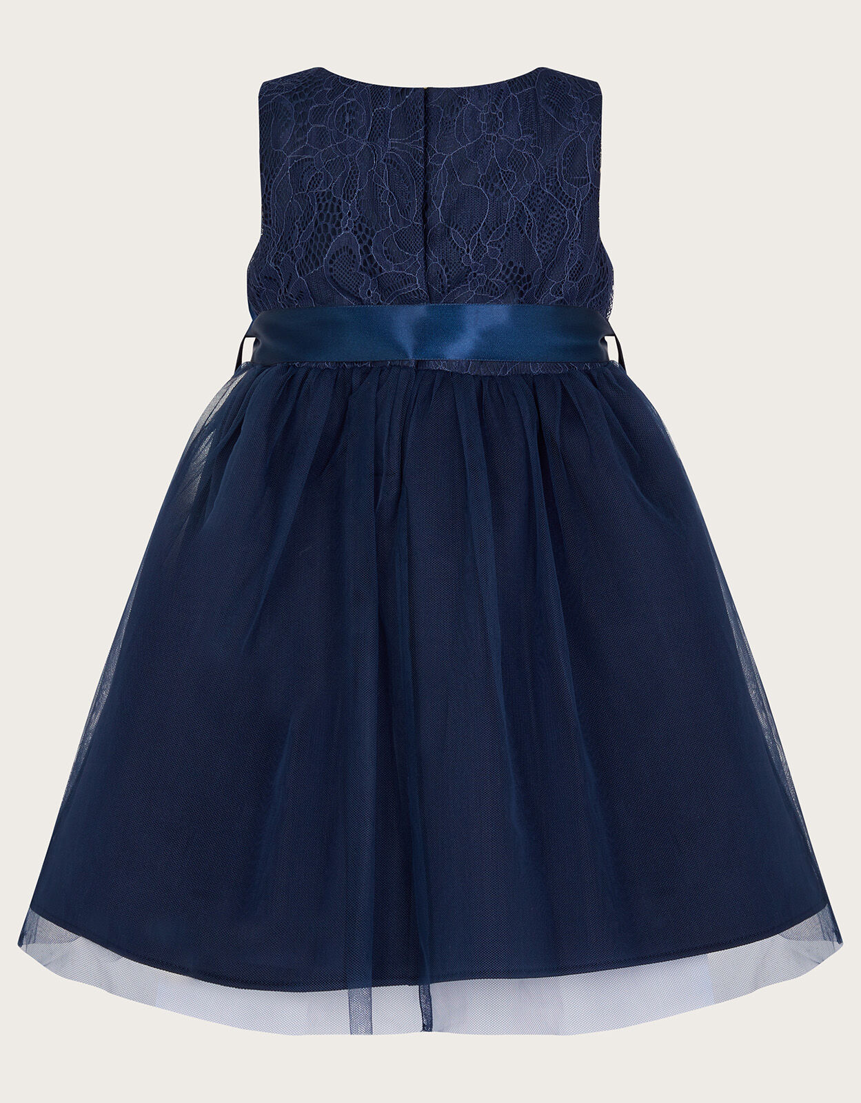 Baby Freya 3D Scuba Dress Blue Baby Girl Dresses Monsoon Global