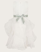 Organza Flower Can Can Dress, Ivory (IVORY), large