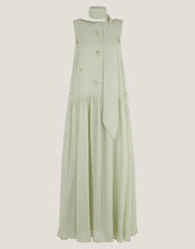 Elodie Sleeveless Embellished Maxi Dress, Green (PALE GREEN), large