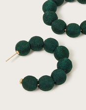 Bobble Hoop Earrings, , large