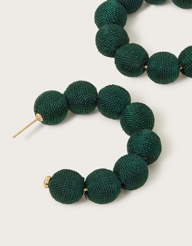 Bobble Hoop Earrings, , large