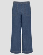 Harper Regular Wide Leg Jeans, Blue (DENIM BLUE), large