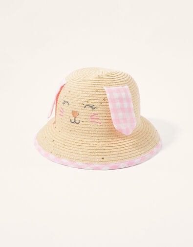 Baby Bunny Floppy Ear Bucket Hat Natural, Natural (NATURAL), large