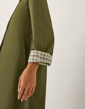 Lucy Trench Coat, Green (KHAKI), large