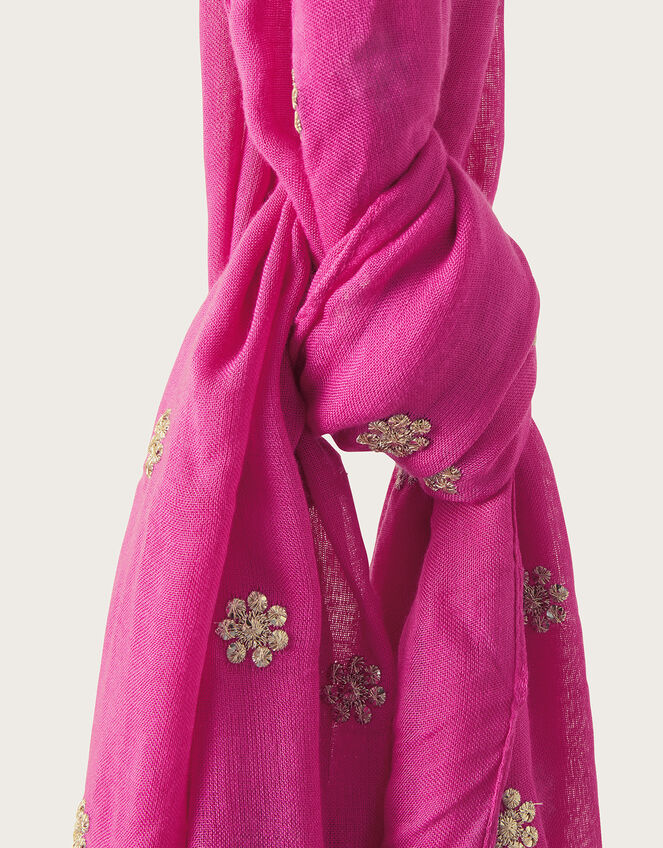 Embroidered Scarf, , large