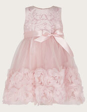 Baby Odette Blossom 3D Dress, Pink (PINK), large
