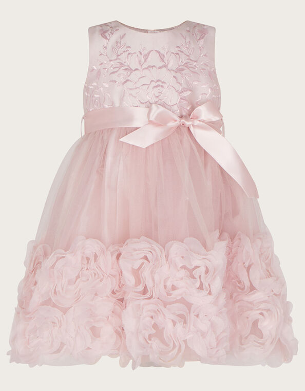Baby Odette Blossom 3D Dress, Pink (PINK), large