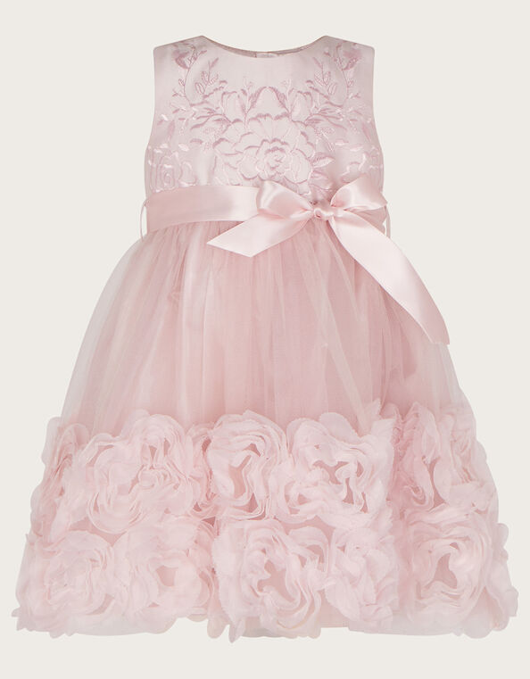 Baby Odette Blossom 3D Dress, Pink (PINK), large