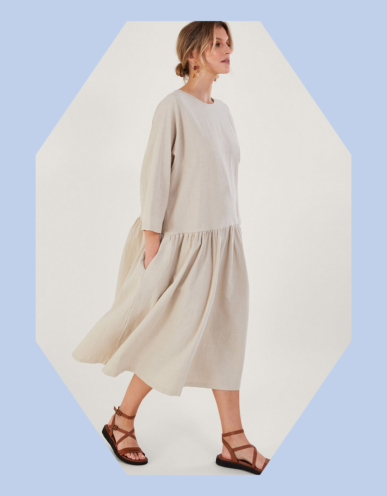 April Meets October Sister Plain Dress