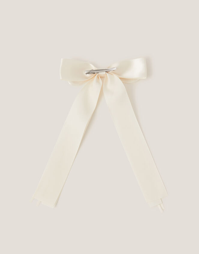 Ribbon Bow Hair Clip, , large