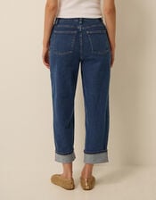Tabitha Turn Up Jeans, Blue (MID AUTHENTIC BLUE), large