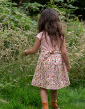 Little Green Radicals Ladybird Pointelle Twirler Dress, Pink (PINK), large
