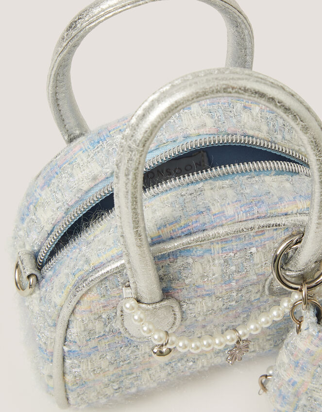 Lucy Pearl Charm Boucl&eacute; Bag, , large