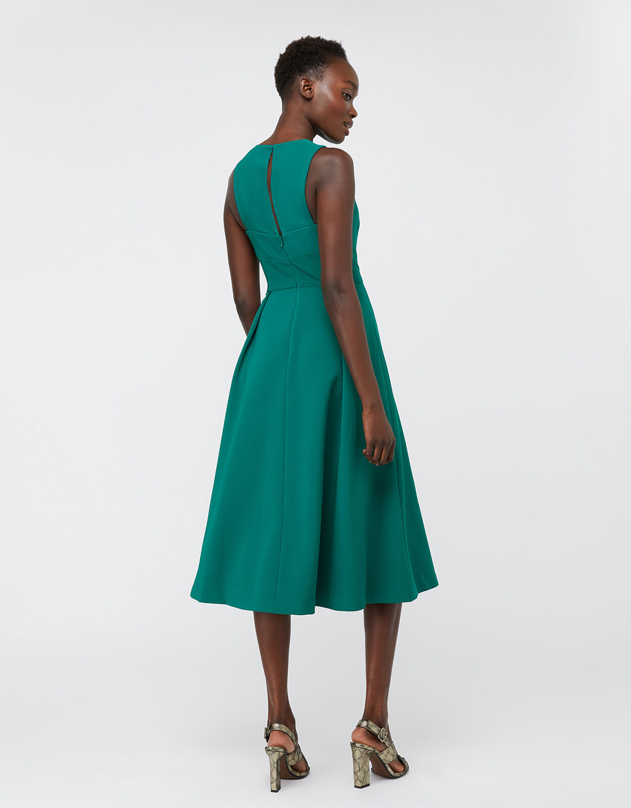 Penelope Midi Dress Green Evening Dresses Monsoon Global