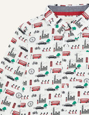 London Printed Shirt, Ivory (IVORY), large