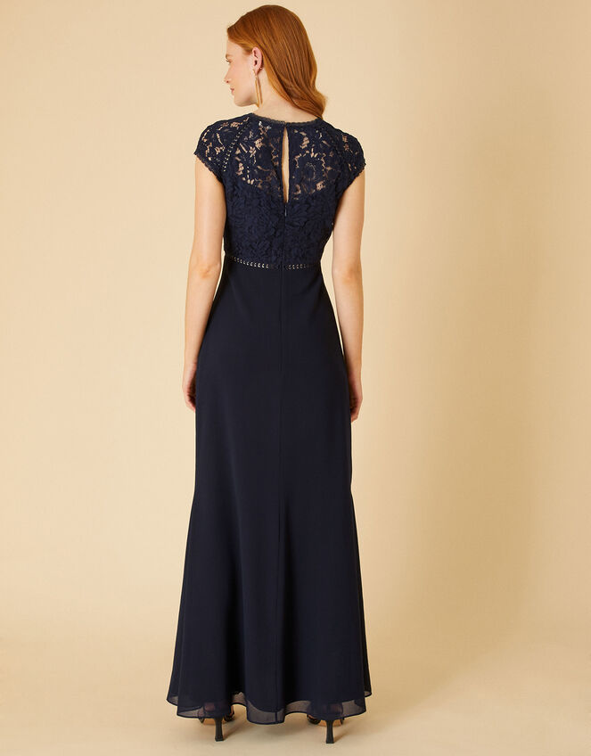 Lindsay Maxi Dress, Blue (NAVY), large