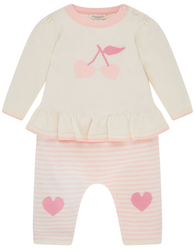Newborn Baby Cher Cherry Set, Ivory (IVORY), large