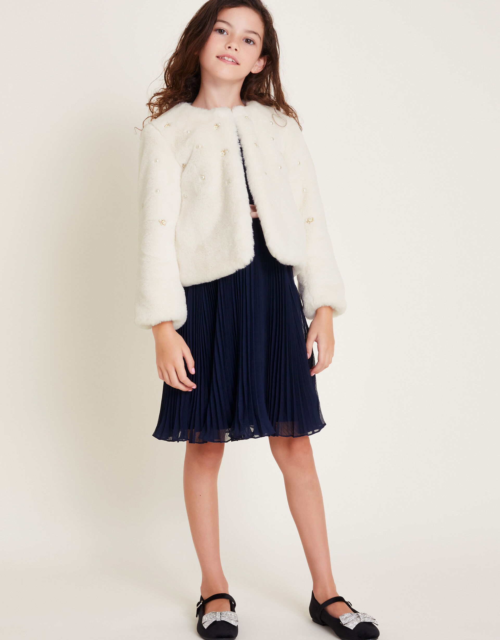 Monsoon faux fur coat shop
